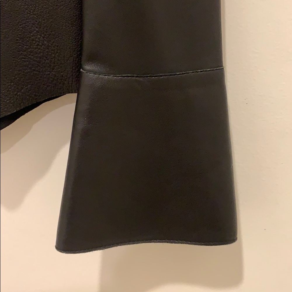 Leather, Button Down, Top. - image 3